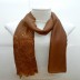 Designer Half Net Stole- Coffee